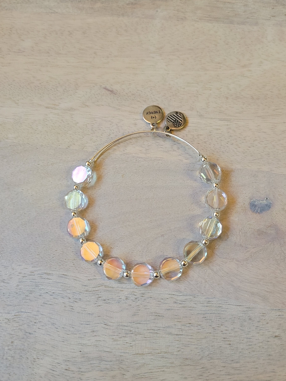 Alex And Ani Clear Beaded Bracelet